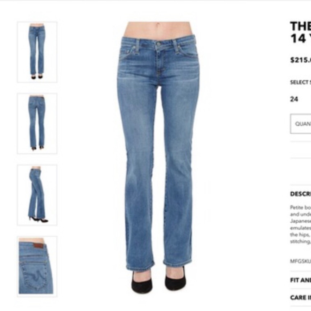 Adriano Goldschmied, Angelina Petite Bootcut, size 28, Blue, 14 years trailway